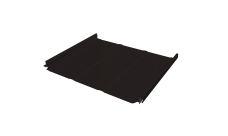 Кликфальц Pro Line Grand Line 0,5 PurPro Matt 275 с пленкой на замках RAL 9005 черный