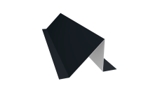 Планка снегозадержания 0,5 Satin с пленкой RAL 9005 черный (2м)