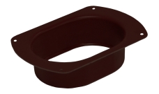 Воронка врезная Vortex в1 127мм RAL 8017