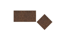 Коньково-карнизная черепица Tegola Start-hip&ridge brown mix 332