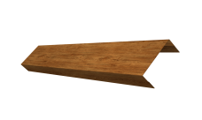 Ламель обратная 50 забора жалюзи Texas 0,45 Print Elite Golden Wood