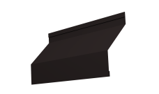 Ламель забора жалюзи Milan new 0,45 PE-Double с пленкой RAL 9005 черный