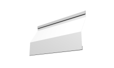 Ламель забора жалюзи Milan Slim 0,45 Drap TX RAL 9003 сигнальный белый