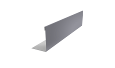 Нащельник 125 Texas 25х35 0,45 Drap TX RAL 7004 сигнальный серый (L1,5)