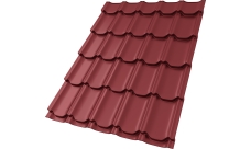 Профиль волновой "Квинта плюс" ("Kvinta plus") 0,45 ПЭ RAL 3011 коричнево-красный