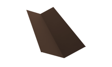 Планка ендовы верхней 145х145 0,45 Drap TR lite RAL 8017 шоколад (2м)