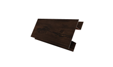 Планка H-образная Блок-Хаус новый Grand Line 0,45 Принт Элит Бразильская вишня TwinColor (2м)