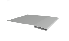 Планка начальная Grand Line 0,45 Drap ТХ RAL 7047 телегрей 4 (3м)