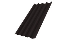 Профнастил Н60R v01 0,5 Satin Matt RAL 9005 черный