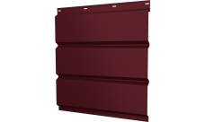 Софит металлический Классик v01 Grand Line без перфорации 0,5 Satin Matt с пленкой RAL 3005 красное вино