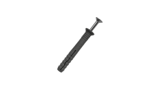 Дюбель-гвоздь Daxmer потайной 8х80 (100шт) шлиц Pz2, полипропилен, цинк