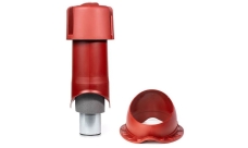 Комплект Krovent Wave 125 изолированный красный