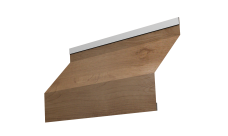 Ламель забора жалюзи Milan new 0,45 Print Premium Pine Wood Fresh