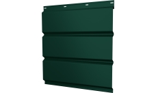 Софит металлический Классик v01 Grand Line без перфорации 0,5 Satin Matt с пленкой RAL 6005 зеленый мох