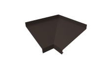 Угол отлива внутренний 200 0,45 PE с пленкой RR 32 темно-коричневый