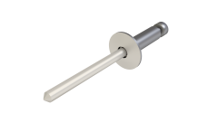 Заклёпка вытяжная Daxmer 4,8х21х14 RAL 9010 (250шт) нерж/нерж