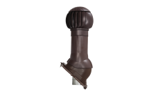 Комплект вентиляции Gervent Твистер Универсал для всех типов кровли 125/160 коричневый