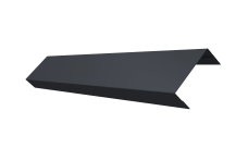 Ламель обратная 50 забора жалюзи Texas Grand Line 0,45 Drap-double TX RAL 7024 мокрый асфальт