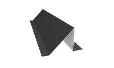 Планка снегозадержания 0,45 Drap ST RAL 7016 антрацитово-серый (2м)