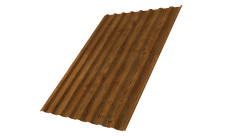 Профнастил С20B 0,45 Print-Double Elite Golden Wood