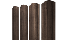 Штакетник Круглый фигурный Grand Line 0,45 Print Premium Almond Wood Fresh