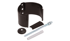 Кронштейн трубы на кирпич GL PU 90 мм RAL 8017 шоколад