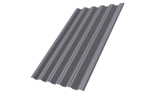 Профнастил НС35R Grand Line 0,45 Drap TX RAL 7004 сигнальный серый