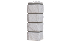 Угол Grand Line Колотый камень Design молочный со швом RAL 7006