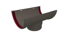 Воронка Классика 120 ПВХ Grand Line графит (RAL 7024)