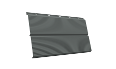 ЭкоБрус 0,345 Gofr Grand Line 0,45 PE с пленкой RAL 7005 мышино-серый