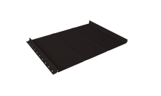 Кликфальц Line Grand Line 0,45 Drap TX с пленкой на замках RAL 9005 черный