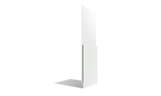 Планка приемная оконная 0,5 Satin с пленкой RAL 9003 сигнальный белый (2м)