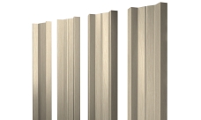Штакетник М-образный A с прямым резом 0,45 Print Elite Milky Wood TwinColor