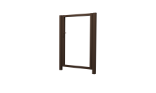 Калитка Жалюзи Texas 1,8х1 RAL 8017 без заполнения (ламель125 мм)