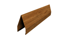 Ламель забора жалюзи Tokyo new 0,45 Print Elite Golden Wood TwinColor