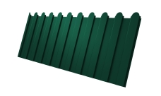 Профнастил С8A v01 фигурный 0,45 PE с пленкой RAL 6005 зеленый мох