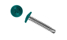 Саморез ПШС 4,2х41 (500шт) шлиц PH2 RAL 5021