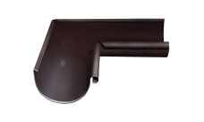 Угол желоба внутренний Grand Line ПЭ 90гр 150мм RAL 8017 шоколад