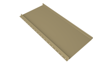 Кликфальц mini Grand Line 0,45 PE с пленкой на замках RAL 1014 слоновая кость