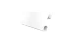 Планка H-образная Экобрус Grand Line 0,5 Satin с пленкой RAL 9003 сигнальный белый (2м)