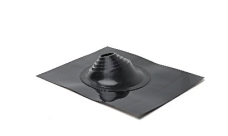 Проходной элемент MF угловой №1 (75-200мм) +240 силиконовый (металлический окрашенный фланец) черный