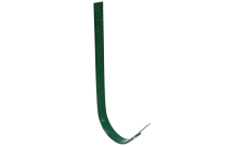 Крюк длинный GL PU 125 мм RAL 6005 зеленый мох