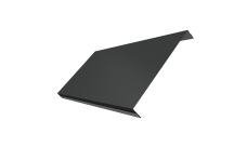 Ламель обратная 200 забора жалюзи Texas 0,5 Satin RAL 7016 антрацитово-серый