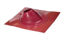 Проходной элемент MF угловой №3.1 (280-460мм) +185 EPDM (металлический окрашенный фланец) красный