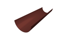 Комплект Желобов Классика 120 ПВХ Grand Line 1,5м шоколадный (RAL 8017)