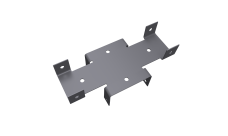 Кронштейн Х 60х60 Colority Black RAL 7004