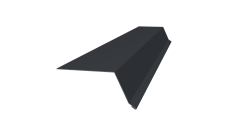 Планка капельник 100х55 0,5 Rooftop Бархат RAL 7024 мокрый асфальт (3м)