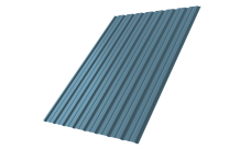 Профнастил С10B 0,45 Drap TX RAL 5024 пастельно-синий
