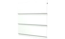 Софит металлический Классик v01 Grand Line без перфорации 0,45 Drap TX с пленкой RAL 9003 сигнальный белый