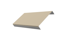 Ламель обратная 150 забора жалюзи Texas 0,5 Satin RAL 1015 светлая слоновая кость